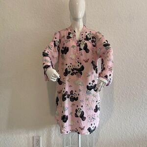 Nick & Nora Pink Panda Nightgown